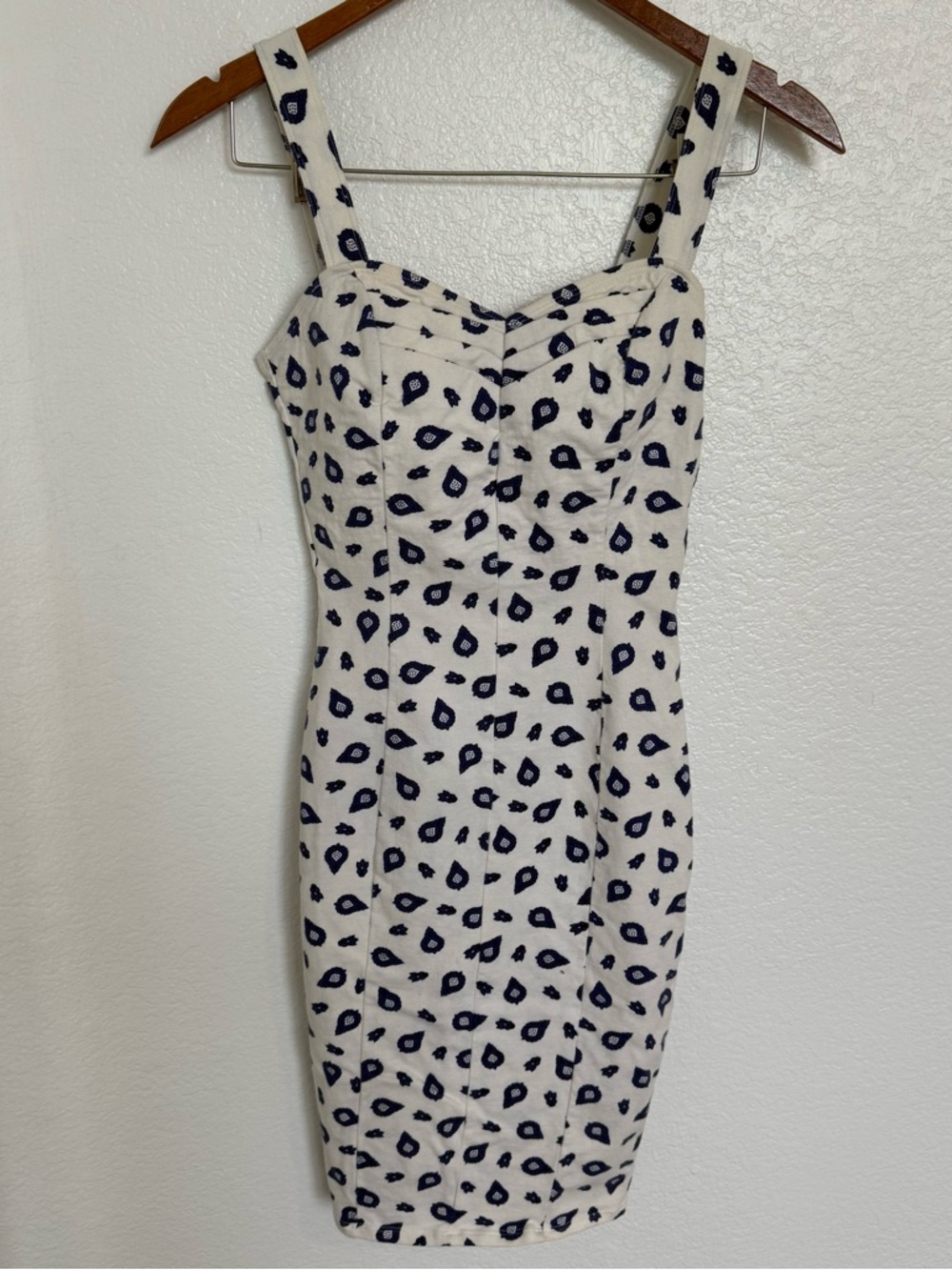 Vintage United Colors of Benetton Made in Italy Paisley Mini Dress Size Small
